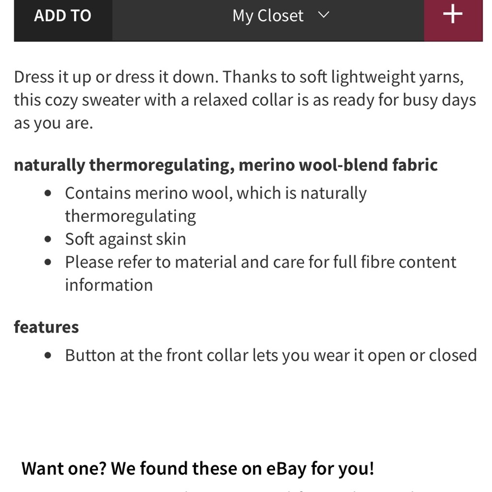 Lululemon Collared Merino Wool-blend Sweater - Picture 4 of 6